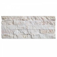 Плитка из "Мрамора" (белый) рваный камень