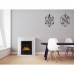 Каминокомплект: Очаг Electrolux EFP/P-1020LS, портал Simple Classic белый мрамор