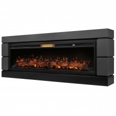 Каминокомплект: Очаг Royal Thermo Aurora RTFP/P-AR60LS, портал Moderno 60, графит Каминокомплект: Очаг Royal Thermo Aurora RTFP/P-AR60LS, портал Moderno 60, графит