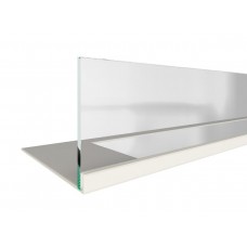 Стекло декоративное для биокамина Elliot 1800 белого со стемалитом (Zefire) Стекло декоративное для биокамина Elliot 1800 белого со стемалитом (Zefire)