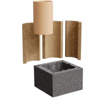 Линейная часть керамического дымохода Kerastil Universal D 200 мм