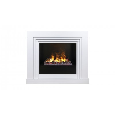 Электрокамин Stanley 26 WT с очагом 3D Cassette 630 + Black вставка