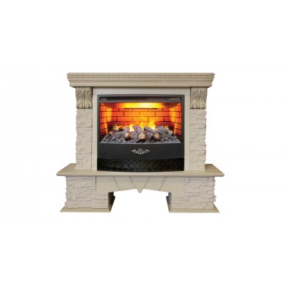 Электрокамин Rockland Lux 25,5 WT c очагом FireStar 25,5 3D