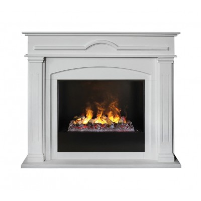 Электрокамин RealFlame Mirra 26 WT 3D Cassette 630 + Black вставка