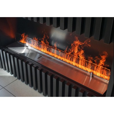 Электроочаг Schones Feuer 3D FireLine 600 Pro (с панелью стального цвета)