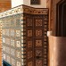 Угловая печь-камин Византия с топкой LISEO. Палитра: Лесная. 3290