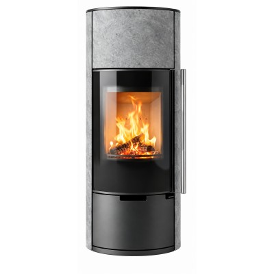 Дровяная печь-камин Ember E11 FG Stone cladding version