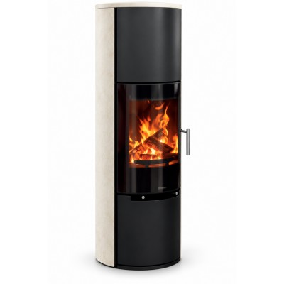 Дровяная печь-камин Ember H2 FG Limestone