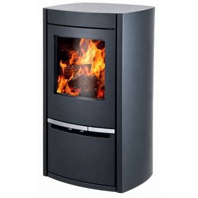 Дровяная печь-камин Ember IS5L rounded sides