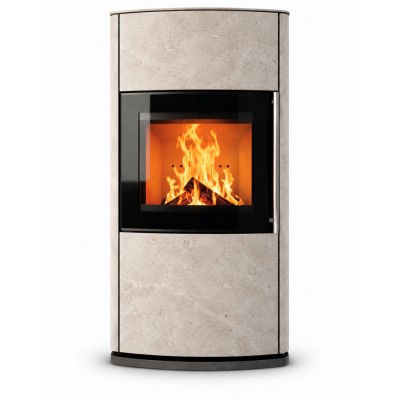 Дровяная печь-камин Ember T2 FG Limestone