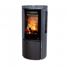 Печь-камин Jydepejsen Cozy Modern Dark Sandstone Side Glass Печь-камин Jydepejsen Cozy Modern Dark Sandstone Side Glass