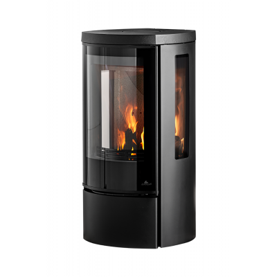 Печь-камин Jydepejsen Cozy Modern Low с боковым стеклом
