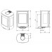 Печь-камин Jydepejsen Senza Wall Sideglass