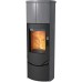 Печь-камин Lotus PRIO M Indian Night - with side glass panel