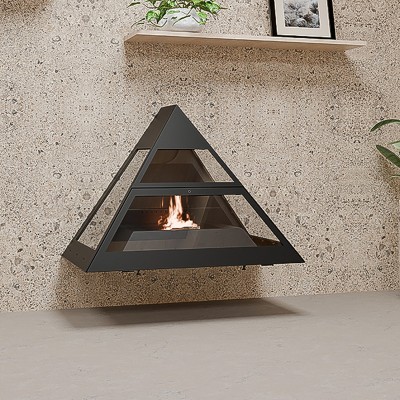 Дровяной камин Traforart Admeto Frontal Suspended Rear Smoke Outlet