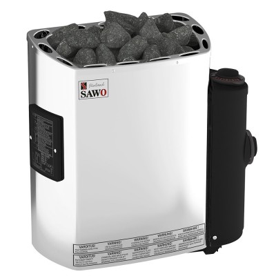 Печь для бани SAWO MINI MN-23NB-Z (2,3 кВт, встроенный пульт, внутри оцинковка, снаружи нержавейка)