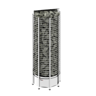 Печь для бани SAWO TOWER вертикальная, пристенная, 8 кВт, TH6-80NS-WL, выносной пульт (пульт и блок мощности докупаются отдельно)