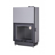 Каминная топка ВЕГА 800 PB подовое горение принтинг черный шамот Каминная топка ВЕГА 800 PB подовое горение принтинг черный шамот