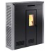 Печь-камин Invicta Daglan 9 Pellet Stove Серая с разводом тепла