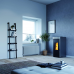 Печь-камин Invicta Teramo 17 Pellet Stove Красная (с водяным контуром)