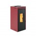 Печь-камин Invicta Teramo 17 Pellet Stove Красная (с водяным контуром)