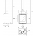 Каминная топка LL Calor ATRIUM 50 + T