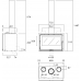 Каминная топка LL Calor ATRIUM 70 + T